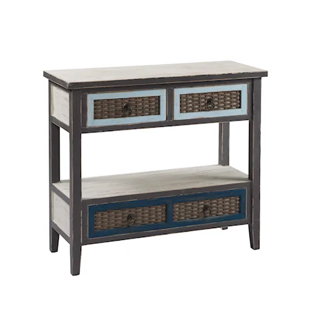 Three Drawer Console Table